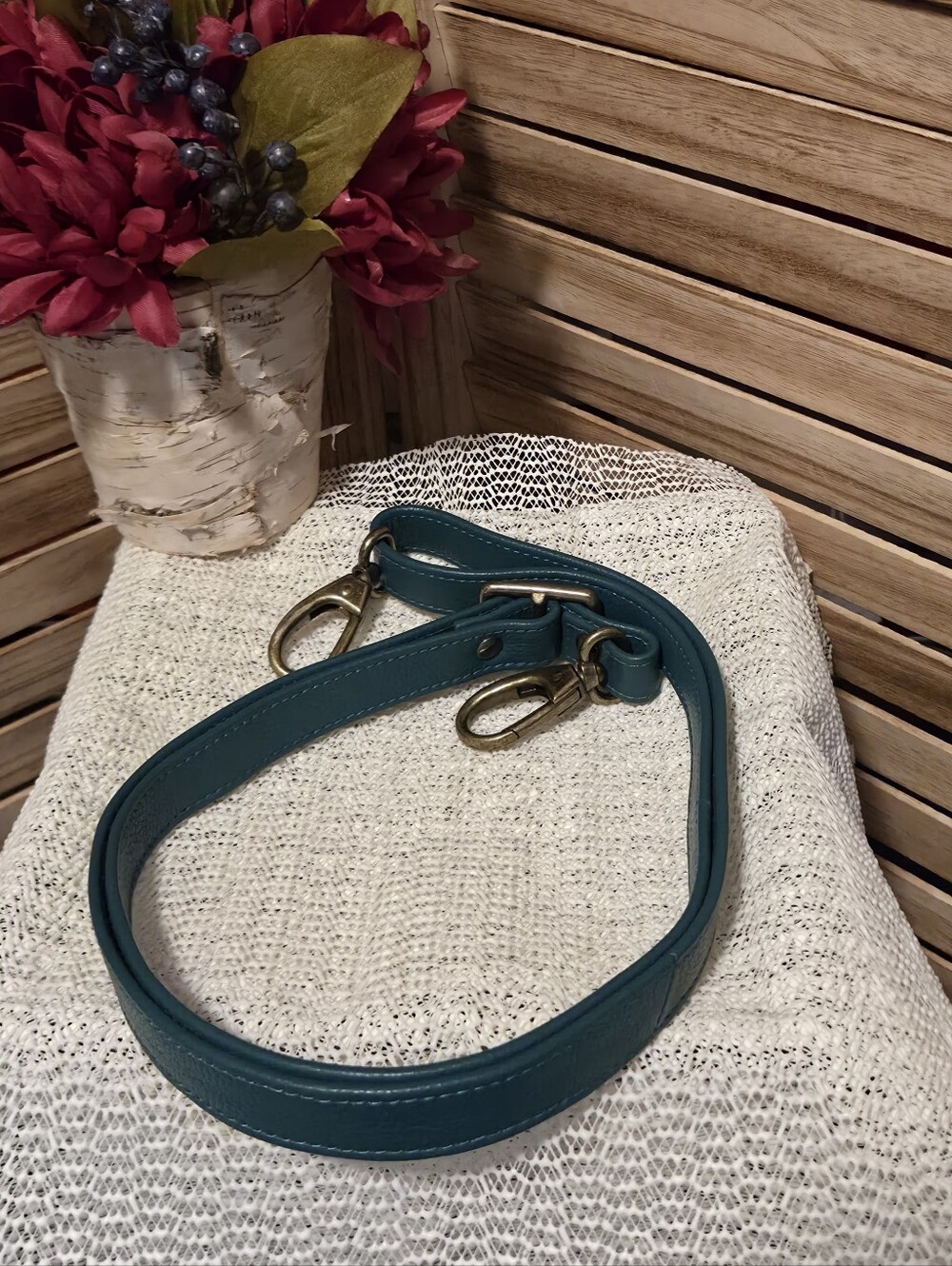 New Anuschka Green Leather Replacement Strap